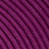 Fil électrique tissu câble rond 2x0.75 mm² Fil Électrique Tissu Violet Cyclamen 2x0,75mm² - Câble Électrique Textile de Qualité