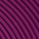 Fil électrique tissu câble rond 2x0.75 mm² Fil Électrique Tissu Violet Cyclamen 2x0,75mm² - Câble Électrique Textile de Qualité