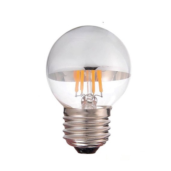 Ampoules - Ampoule LED miroir Silver G45 4W E27