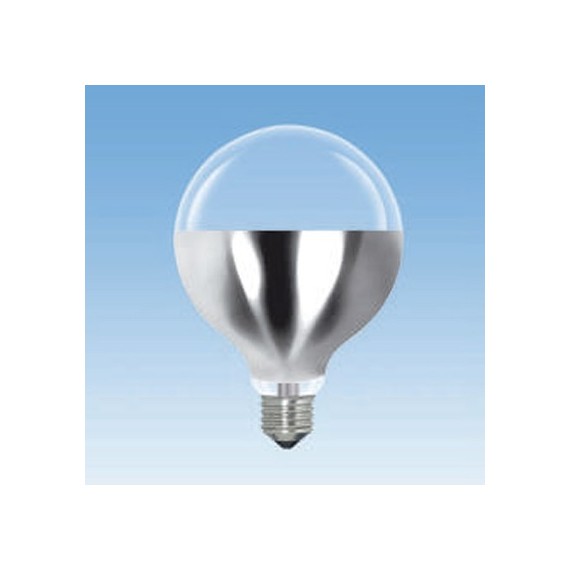 Ampoules - Ampoule globe base argentée 125mm