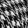 Fil électrique tissu câble rond 2x0.75 mm² Fil Électrique Tissu Noir et Blanc 2x0,75mm² - Câble Électrique Textile de Qualité