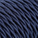 Câble Textile Torsadé Jeans - 2x0.75mm²