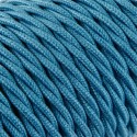 Câble Textile Torsadé Turquoise - 2x0.75mm²