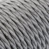 Fil électrique tissu torsadé 3x0.75 mm² Câble Electrique Gris en Textile Torsadé 3x0.75mm² - Fil Electrique Tissu
