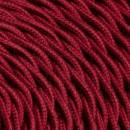 Câbles textiles torsadés 3x0.75 mm² Câble Electrique Cerise en Textile Torsadé 3x0.75mm² - Fil Electrique Tissu