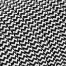 Câbles textiles plats Fil Électrique, Câble Plat Noir et Blanc 2x0.75mm² - Qualité Premium pour Projets DIY