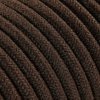 Fil électrique - câble électrique textile grande section Câble Textile Marron 3x1.5mm² - Alliez Style et Puissance dans Vos P...