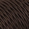 Fil électrique - câble électrique textile grande section Câble Torsadé Textile Marron 3x1.5mm² - Alliez Style et Puissance da...