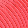 Fil électrique tissu - câble rond 3x0.75 mm² Fil Électrique Tissu Rose Fluo 3x0,75mm² - Câble Électrique Textile de Qualité