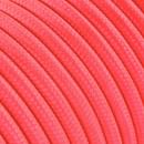 Câbles textiles ronds 3x0.75 mm² Fil Électrique Tissu Rose Fluo 3x0,75mm² - Câble Électrique Textile de Qualité