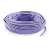 Fil électrique tissu - câble rond 3x0.75 mm² Fil Électrique Tissu Violet Lilas 3x0,75mm² - Câble Électrique Textile de Qualité