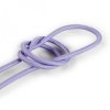 Fil électrique tissu - câble rond 3x0.75 mm² Fil Électrique Tissu Violet Lilas 3x0,75mm² - Câble Électrique Textile de Qualité