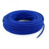 Fil électrique tissu - câble rond 3x0.75 mm² Fil Électrique Tissu Bleu Italien 3x0,75mm² - Câble Électrique Textile de Qualité