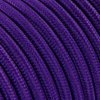 Fil électrique tissu - câble rond 3x0.75 mm² Fil Électrique Tissu Violet 3x0,75mm² - Câble Électrique Textile de Qualité