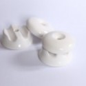 Grip porcelaine blanche - isolant 2 câbles