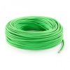 Fil électrique tissu - câble rond 3x0.75 mm² Fil Électrique Tissu Vert Kiwi 3x0,75mm² - Câble Électrique Textile de Qualité
