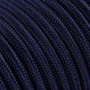 Fil électrique tissu - câble rond 3x0.75 mm² Fil Électrique Tissu Bleu Abysse 3x0,75mm² - Câble Électrique Textile de Qualité