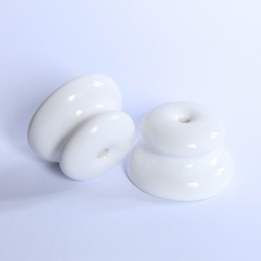 Accessoires et Installation - Isolateur Porcelaine Tournant Blanc