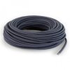 Fil électrique tissu - câble rond 3x0.75 mm² Fil Électrique Tissu Gris 3x0,75mm² - Câble Électrique Textile de Qualité