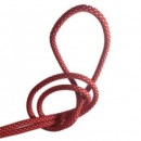 Fil électrique tissu câble rond 2x0.75 mm² Fil Électrique Tissu Rouge 2x0,75mm² - Câble Électrique Textile de Qualité
