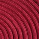 Câbles textiles ronds 3x0.75 mm² Fil Électrique Tissu Rouge 3x0,75mm² - Câble Électrique Textile de Qualité