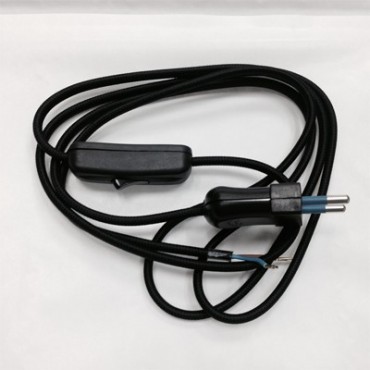 Câble pré-monté - KIT fil noir 180