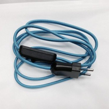 Câble pré-monté - KIT fil bleu Turquoise 180