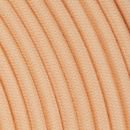 Câbles textiles ronds 3x0.75 mm² Fil Électrique Tissu Pêche Orange Pastel 3x0,75mm² - Câble Électrique Textile de Qualité