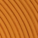 Câbles textiles ronds 3x0.75 mm² Fil Électrique Tissu Marron Caramel 3x0,75mm² - Câble Électrique Textile de Qualité