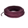 Fil électrique tissu - câble rond 3x0.75 mm² Fil Électrique Tissu Violet Intense 3x0,75mm² - Câble Électrique Textile de Qualité