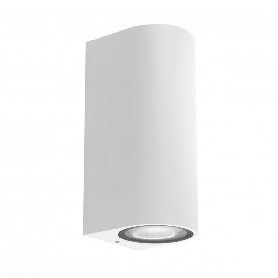 Lampes extérieures étanches IP65 - Applique Murale Étanche Extérieur CORDOVA Blanc 2xGU10 : Design Épuré pour un Éclairage de...