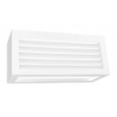 Lampes extérieures étanches IP65 - Applique Murale Extérieure Blanche - Grille Anti Éblouissement