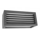 Lampes extérieures étanches IP65 - Applique Murale Extérieure Anthracite - Grille Anti Éblouissement