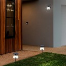 Lampes et Kits prêts à l'emploi - Projecteur solaire 8W autonome : 4 modes de fonctionnement au choix - Fixation au sol ou au...