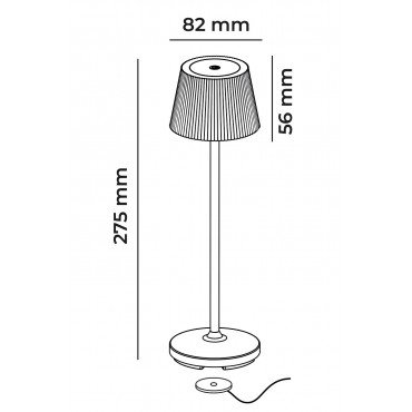 Luminaires - Nomade Rétro Mini : Réglable et Rechargeable par USB pour un Éclairage Ambiant Personnalisé!