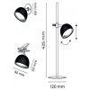 Luminaires - Système d'Éclairage Magnétique Multifonctionnel à Trois Positions: Lampe de Table, Applique Murale et Fixation p...