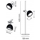 Luminaires - Système d'Éclairage Magnétique Multifonctionnel à Trois Positions: Lampe de Table, Applique Murale et Fixation p...