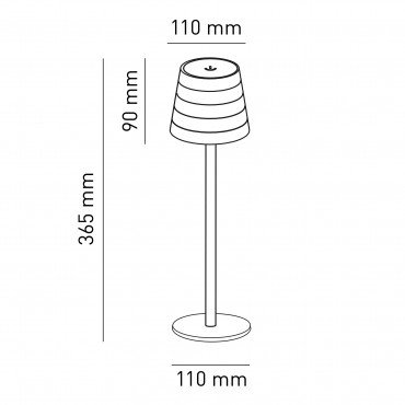 Luminaires - Lampe sur pied rechargeable USB, multiples couleurs disponibles