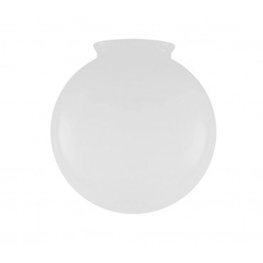Abat-jours - Grilles - Gamelles - Abat-jour globe en verre blanc opale : Éclairez votre intérieur avec style