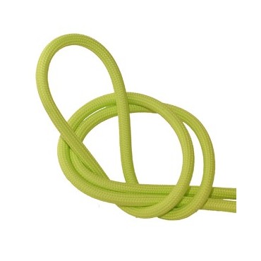 Fil électrique tissu câble rond 2x0.75 mm² Fil Électrique Tissu Vert Pastel 2x0,75mm² - Câble Électrique Textile de Qualité