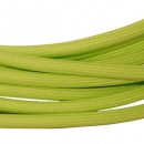 Fil électrique tissu câble rond 2x0.75 mm² Fil Électrique Tissu Vert Pastel 2x0,75mm² - Câble Électrique Textile de Qualité