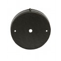 Rosace en Cuir Noir Haut de Gamme pour Plafond : Élégance et Raffinement - Qualité et Design de Luxe