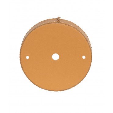 Rosace en cuir miel haut de gamme pour plafond : élégance et raffinement - qualité et design de luxe