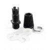 Serre-câble - Kit Serre-fils Noir M10 pour Suspension de Câbles - Compatible Rosace et Dômes Multi Trous