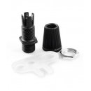 Serres-câbles - Kit Serre-fils Noir M10 pour Suspension de Câbles - Compatible Rosace et Dômes Multi Trous