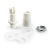 Serre-câble - Kit Serre-fils Blanc M10 pour Suspension de Câbles - Compatible Rosace et Dômes Multi Trous