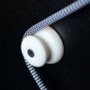 Accessoires et Installation - Isolateur en Porcelaine Blanche pour Câble Électrique Textile : Structures avec Angles et Monta...