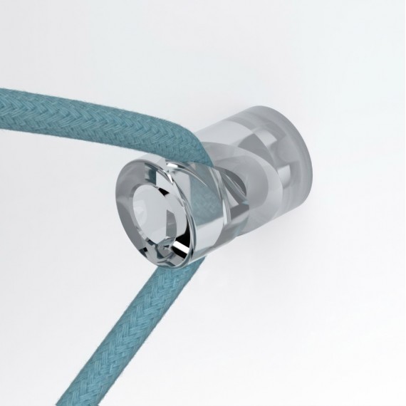 Accessoires et Installation - Crochet de Décentralisation en Plastique Transparent pour Câble Électrique en Textile - Accesso...