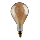 Ampoules - Ampoule LED XL A165 avec Filament en Spirale - Technologie COB & Verre Lisse Doré pour Éclairage Économique et Élé...