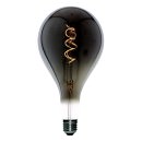 Ampoules - Ampoule LED XL A165 avec Filament en Spirale - Technologie COB & Verre Lisse Fumé pour Éclairage Économique et Élé...